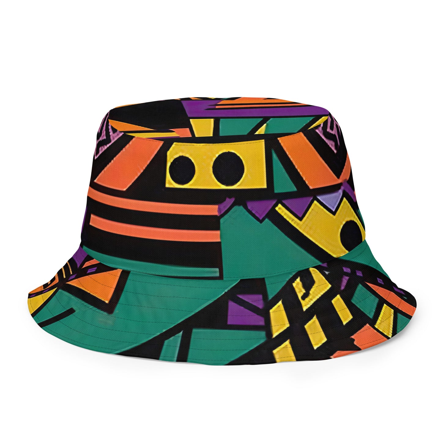 Roots and Rhythm Reversible bucket hat