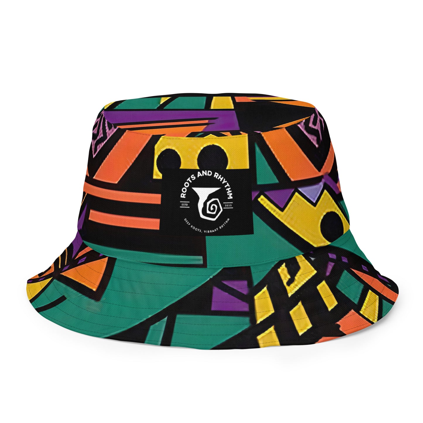 Roots and Rhythm Reversible bucket hat