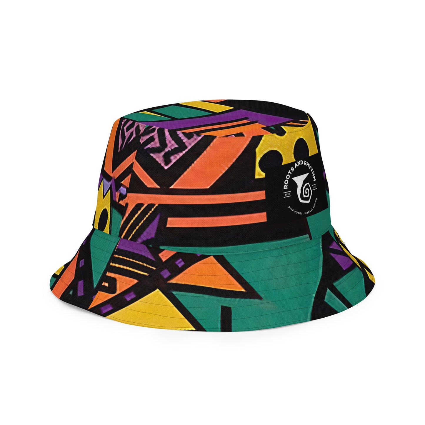 Roots and Rhythm Reversible bucket hat