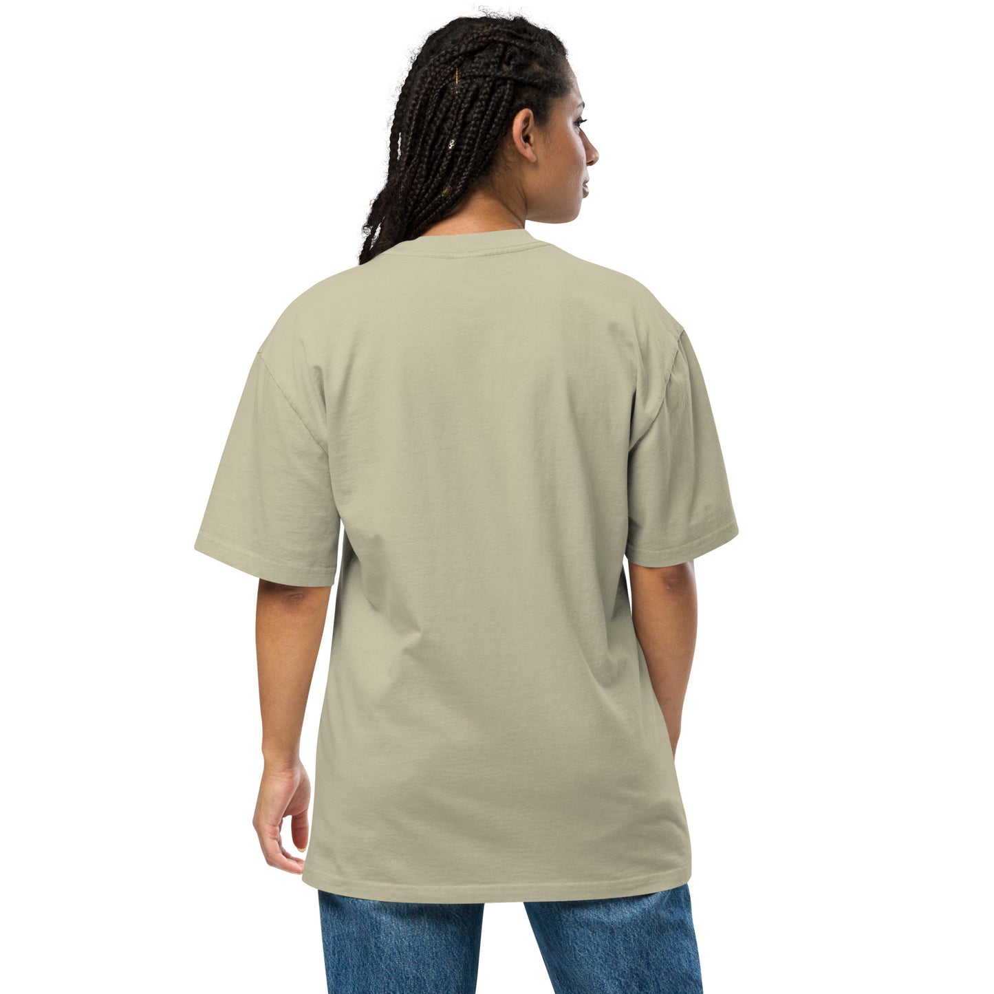 Roots and Rhythm  Oversized t-shirt Eucalyptus