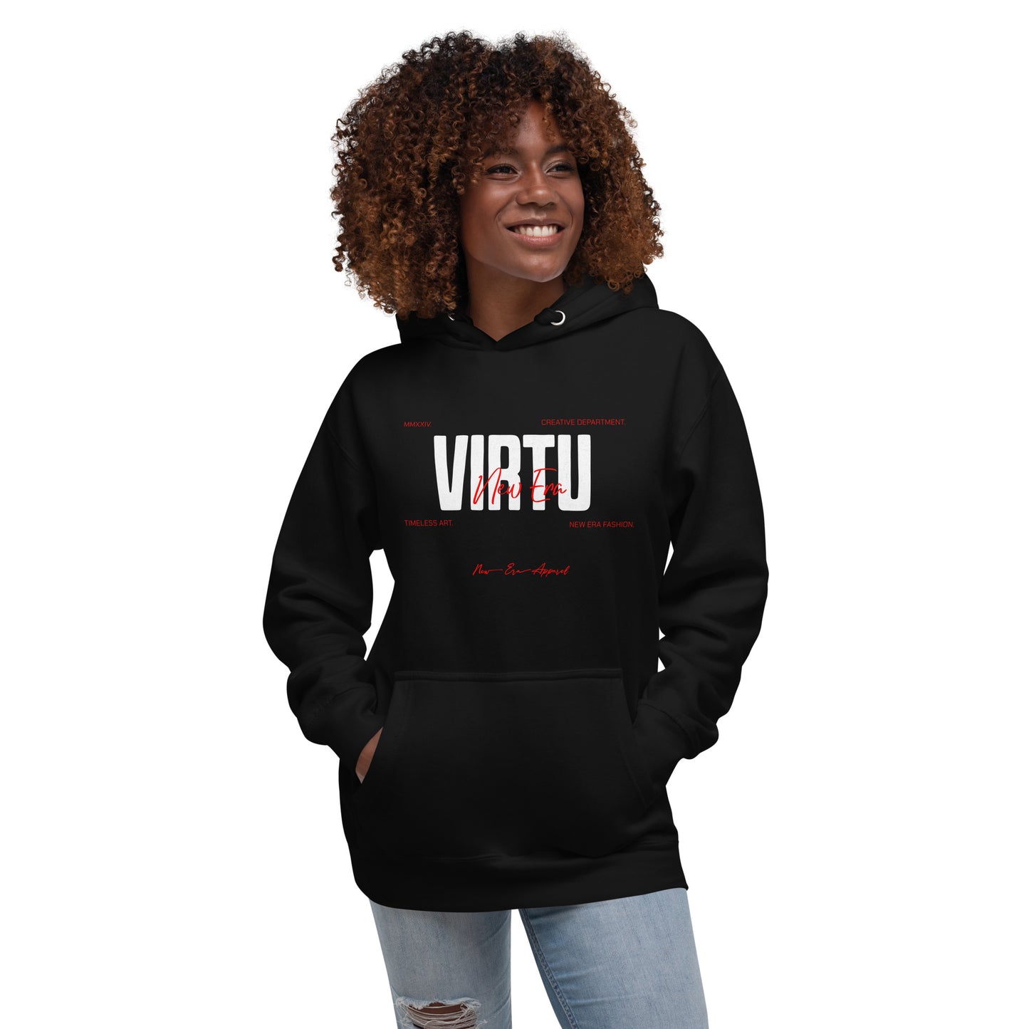 Virtu Unisex Hoodie Black