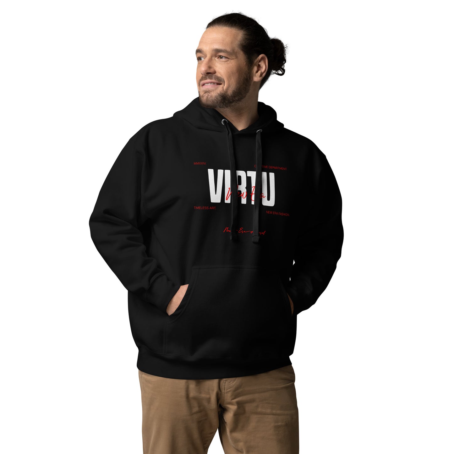 Virtu Unisex Hoodie Black