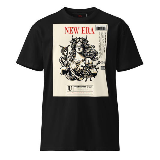 New Era Fortuna Black Unisex premium t-shirt