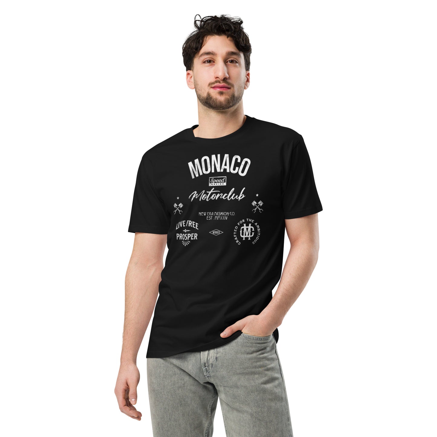 Men's Monaco Motorclub Tee | Black