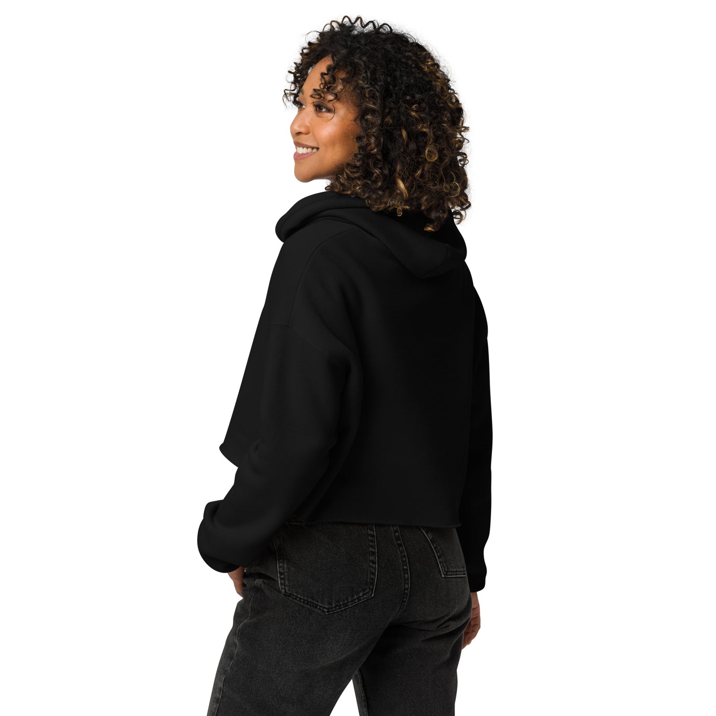 Strength Lies in Power Women's Crop Hoodie